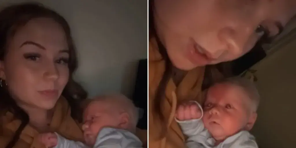 Et skærmbillede fra TikTok-appen, der viser en kort video og den typiske brugerflade (profilnavn, videoafspiller og interaktionsikoner). Søgeord: TikTok, video, sociale medier.