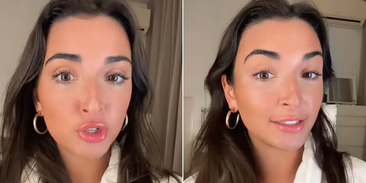 Et skærmbillede fra TikTok til artiklen om utro-iphone. Beskrivelsen inkluderer søgeordet utro-iphone og beskriver temaet udroskab i relation til en mobiltelefon.