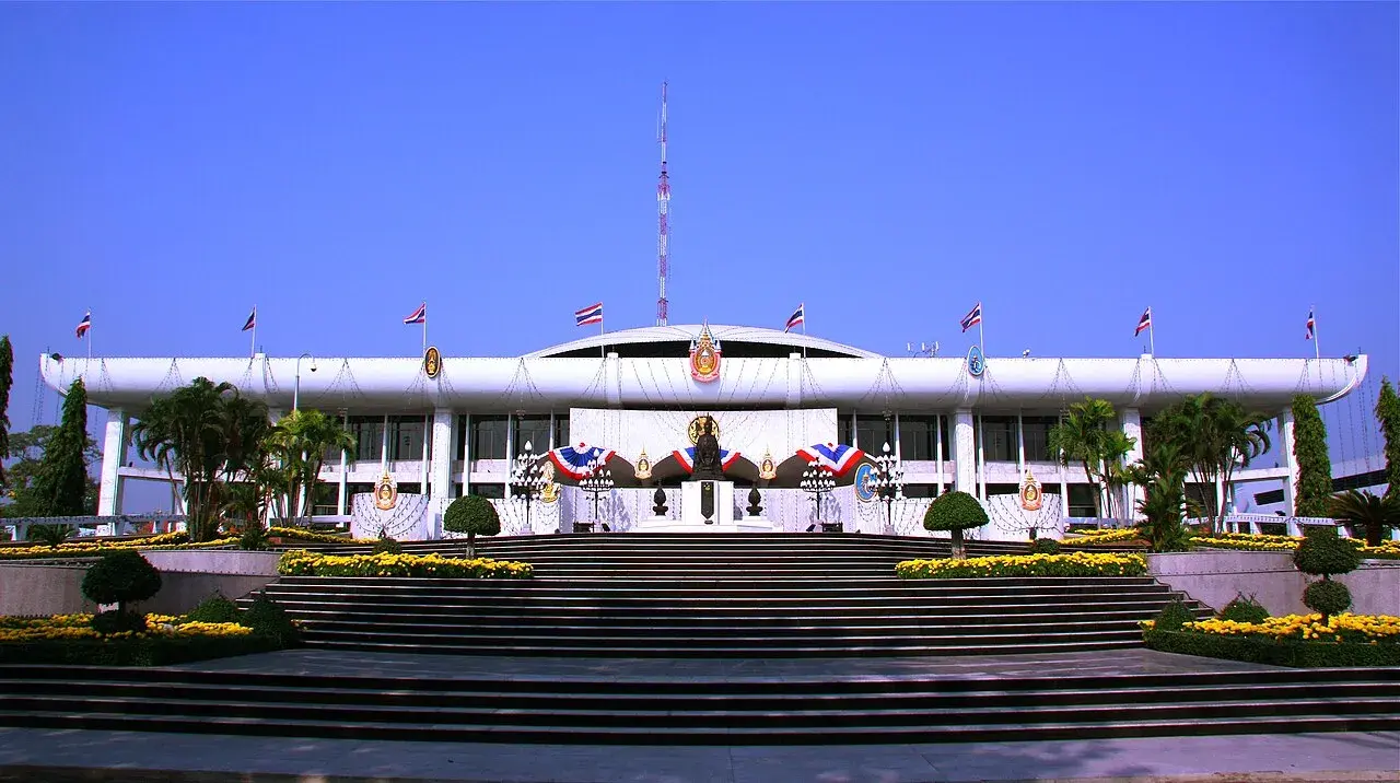 A historic building that served as Thailand's parliament until 2008, now transformed into a museum showcasing its rich history.