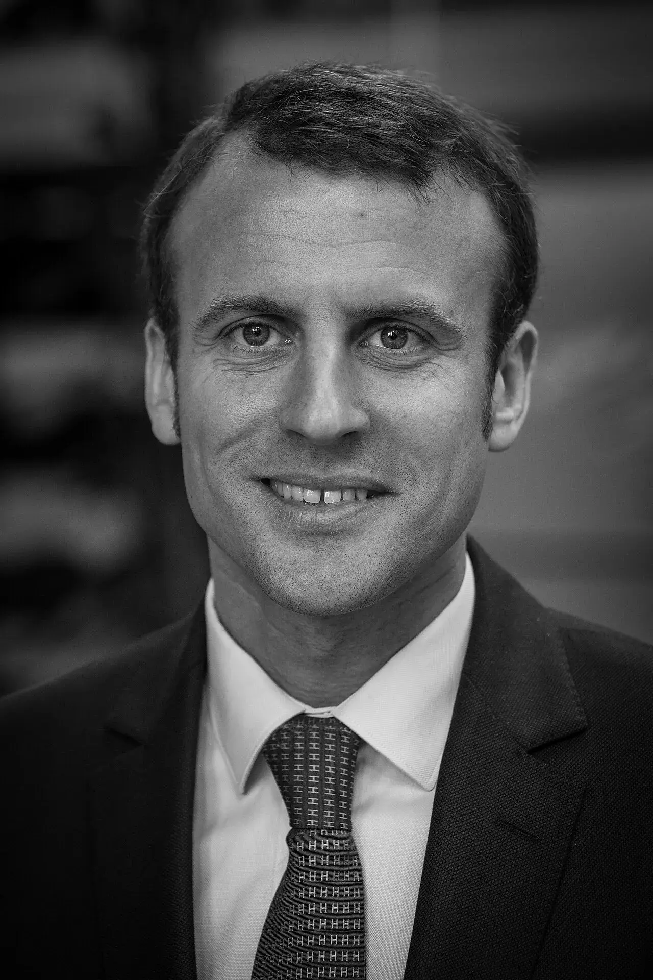 Emmanuel Macron fotograferet i 2015. Billedet er taget af fotografen Claude Truong-Ngoc.