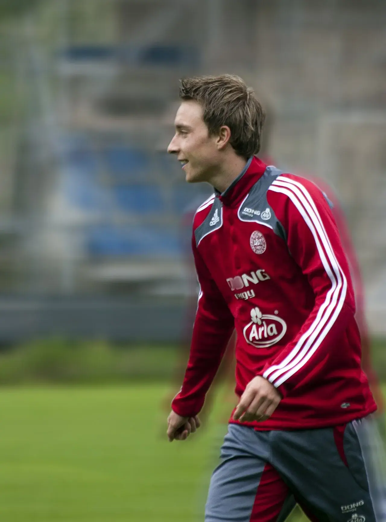 Christian Eriksen fotograferet som et portrætbillede. Et tydeligt motiv af den danske fodboldspiller.