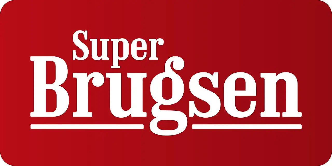 SuperBrugsen logo i rektangulær form. Logoet er i RGB-standard og bruges af SuperBrugsen.