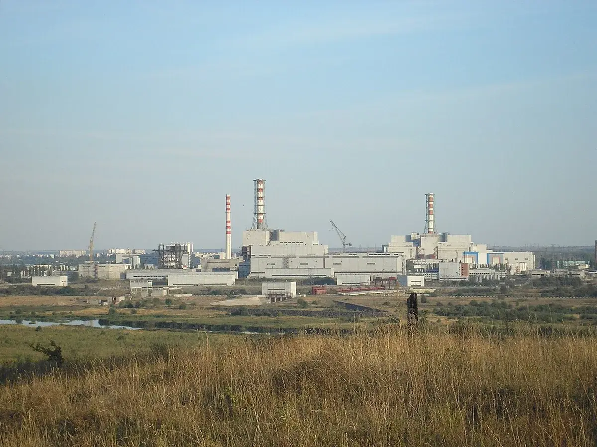 Wide view of the Kursk Nuclear Power Plant in Russia.