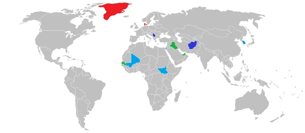 Current Danish Military Deployments