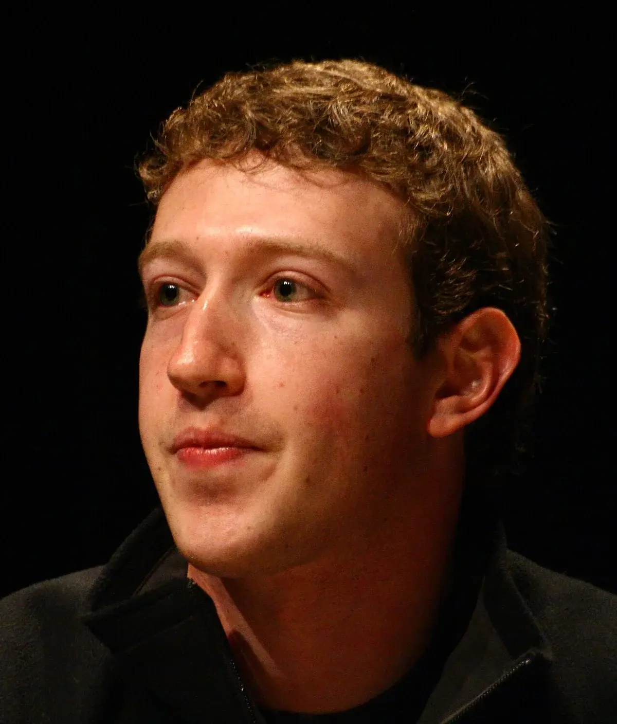 Close-up of Mark Zuckerberg at South by Southwest 2008.
