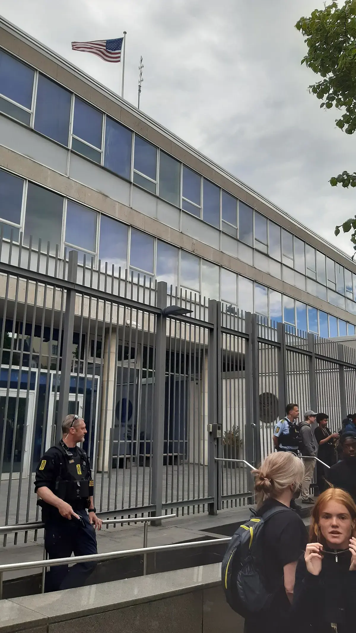Black Lives Matter Denmark demonstration in front of US embassy.jpg